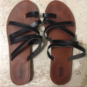 Target strappy black sandals
